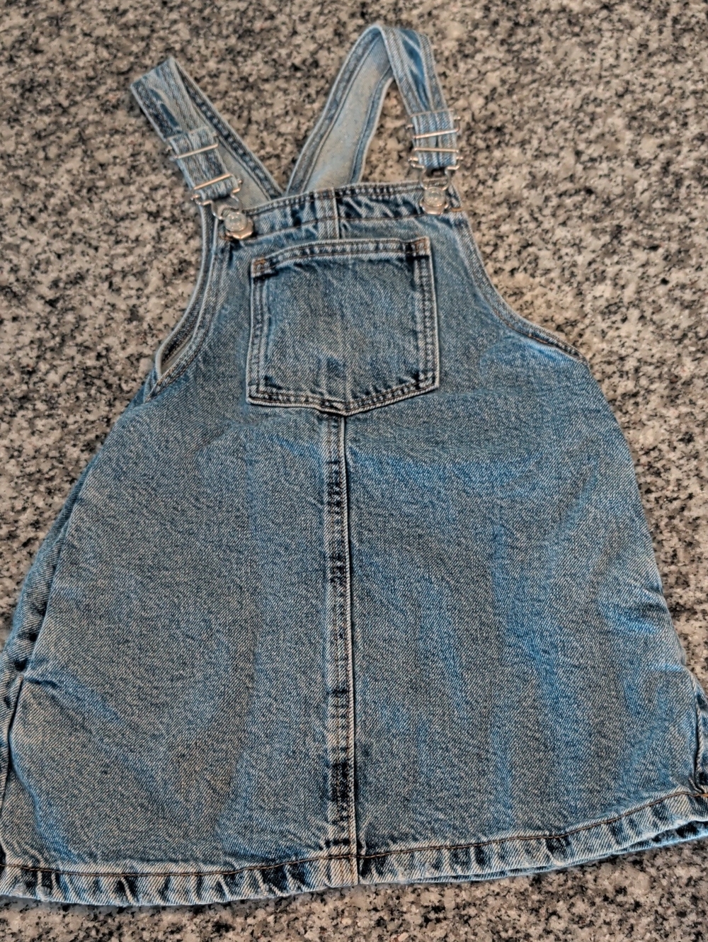 Zara Light Blue Denim Overalls - Kids
